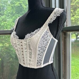 Victoria's Secret Lace Corset - Cream